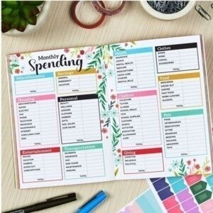 Budget Planner Financial Organizer Expense Tracker Monthly Yearly Undated‎